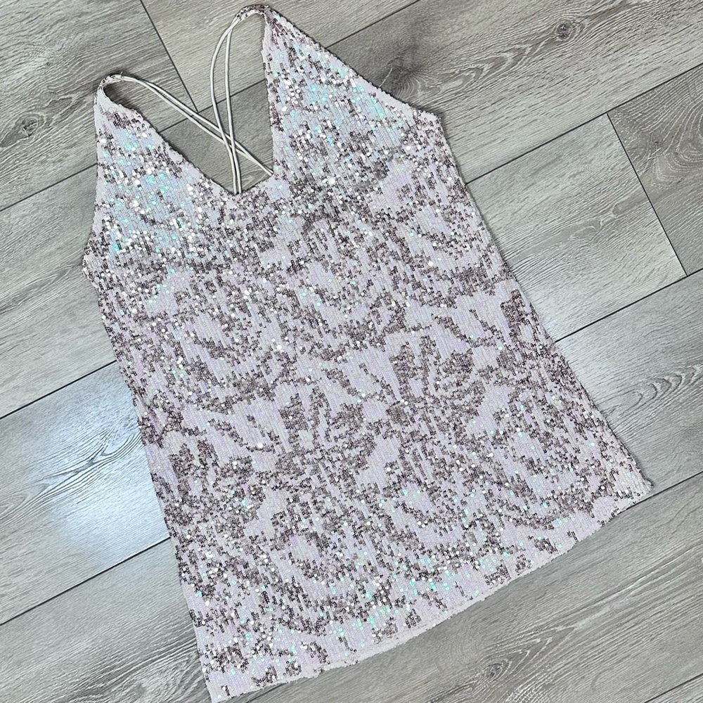 Intimately Free People Rise & Shine Embellished Sequin Mini Slip Dress - Picture 6 of 13